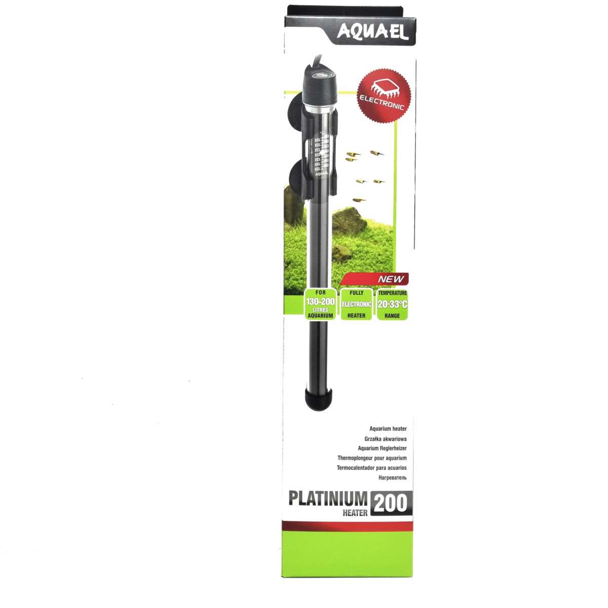 Aquael Platinum 200w нагреватель аквариумный