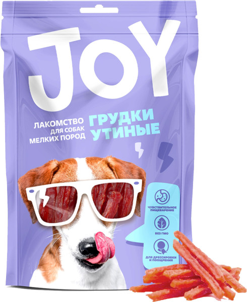 Joy лакомство Грудки утиные д/собак мелких пород 60г